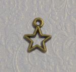 Шармик Звезда, цв. бронза, 12х10 мм (scb662)