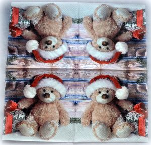 Салфетка 007, мишка Teddy ― Творча майстерня ДекоПарк