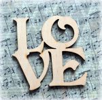 Декор 219, LOVE, фан. 4мм, 9х9 см
