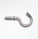 Крючок 3С, цв. серебро, 31х13мм