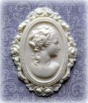 Камея в ажурной рамке, 5,5х4,2 см / гд765