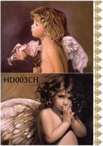 Декупажная карта А4 Hobby-decor, 55 г/м, HD003CH, Ангелы ― Творча майстерня ДекоПарк