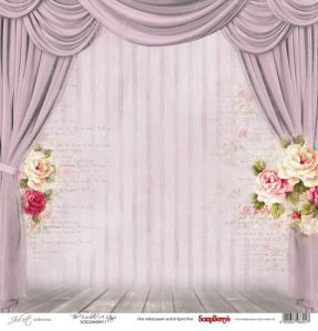 Бумага для скрапбукинга The World`s A Stage (Juliet collection), 30.5Х30.5 см, 190гр/м плотность ― Творча майстерня ДекоПарк