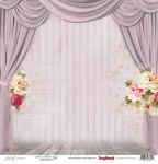 Бумага для скрапбукинга The World`s A Stage (Juliet collection), 30.5Х30.5 см, 190гр/м плотность