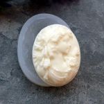Молд А562, Камея Дама 3,8х2,9 см 