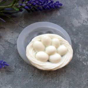 Молд А561, Гнездо с яйцами 4,7х3,6 см ― Творча майстерня ДекоПарк