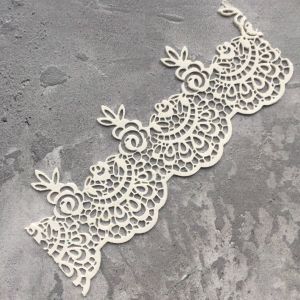 Кружево полимерное гибкое 012, 15х5,8 см /кпг012 ― Творча майстерня ДекоПарк