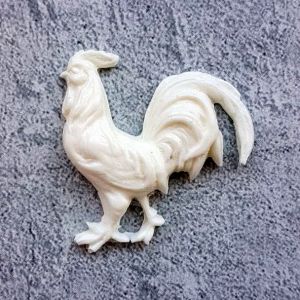 Петух 4,1х4,5 см, мод. пл./пд019 ― Творча майстерня ДекоПарк