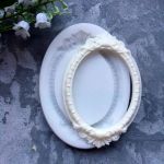Молд А050, Овальная рамка 8,5х5,7 см