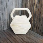 Сумка шестигранник с фасками, материал: сосна, 25х32х10 см 