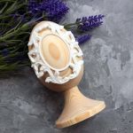 Ажурная овальная рамка 7,8х7,5 см, гибкая /гд961