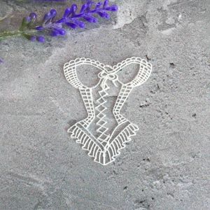 Корсет, 4,8х3,8 см, гибкий / гд759 ― Творча майстерня ДекоПарк