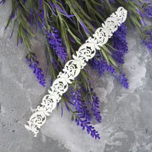 Кружево полимерное гнущееся 076мал, 2 шт. по 19,5х1,7 см /кпг076мал ― Творча майстерня ДекоПарк