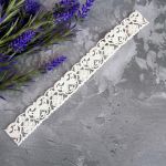 Кружево гибкое ажурное, 24,6х2,9 см /кпг101