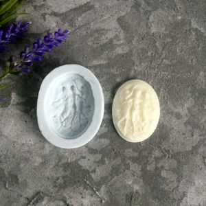 Молд А374, Камея Лесные феи, 2,8х3,9 см ― Творча майстерня ДекоПарк
