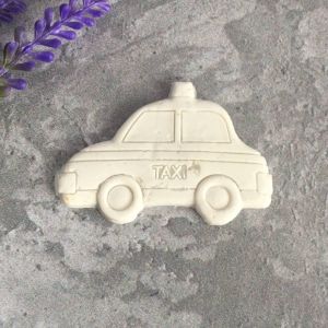 Машина Такси 5,2х4 мм, гибкий полимер / гд796 (распродажа) ― Творча майстерня ДекоПарк