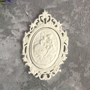 Рамочка ажурная с камеей 6,5х4,3 см /гд809 ― Творча майстерня ДекоПарк