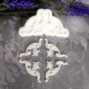 Молд 303, Уголки 2 шт. по  2,8х2,6х4 см ― Творча майстерня ДекоПарк