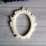 Молд А375, Рамка из веточек 4,8х3,9 см, внутри 2,3х3,3 см