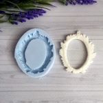Молд А375, Рамка из веточек 4,8х3,9 см, внутри 2,3х3,3 см
