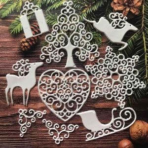 Новогодний набор, 2,5-5,5 см эл-ты /гд015 ― Творча майстерня ДекоПарк
