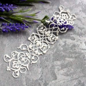 Кружево гибкое ажурное, 11х3 см /гд858 ― Творча майстерня ДекоПарк