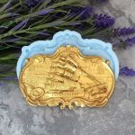 Молд ДП008 «Старовинний Корабель і Карта» 10х6,6 см
