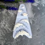 Молд А519, Цветочные вензеля, набор 6 шт на молде от 1 см до 5.6 см длиной