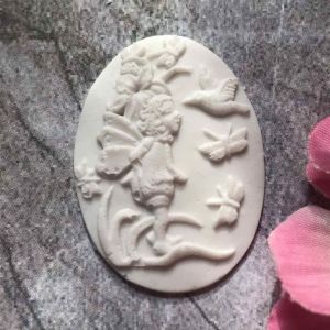Камея Эльф с птичкой, см/гд908 (распродажа) ― Творча майстерня ДекоПарк