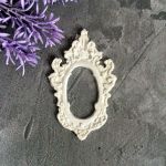 Рамка ажурная 6,3х4 см, гибкий декор /гд877