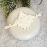 Вензель центр 8х5,3 см, гибкий декор / гд889
