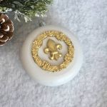 Рамка ажурная круглая 5 см, гибкий декор /гд879