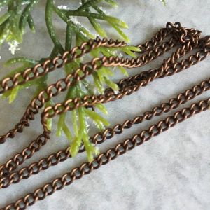 Цепочка 016, 4х3 мм, цв.: медь, цена за 1 м  ― Творча майстерня ДекоПарк