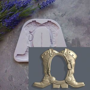 Молд ДП156 "Ковбойська Рамка" 10,8х8 см, всередині 5,5х3,5 см ― Творча майстерня ДекоПарк