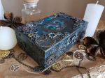 Декупажная карта 1852, на купюрницу 18х11см "Алиса в стране Чудес", Чеширский кот