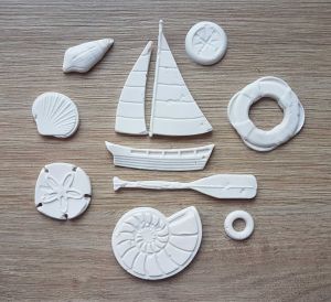 Морской набор, 15 см, гибкий полимер / гд101 ― Творча майстерня ДекоПарк