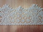 Кружево полимерное гнущееся 086, Ришелье, 37х8,7 см /кпг086
