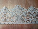 Кружево полимерное гнущееся 086, Ришелье, 37х8,7 см /кпг086