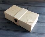 Купюрница Пачка банкнот низкая , мат-л: сосна, 19х10,5х3,8 см 