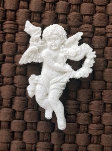 Ангел с сердечком, 5,7х4 см, гибкий /гд716 ― Творча майстерня ДекоПарк